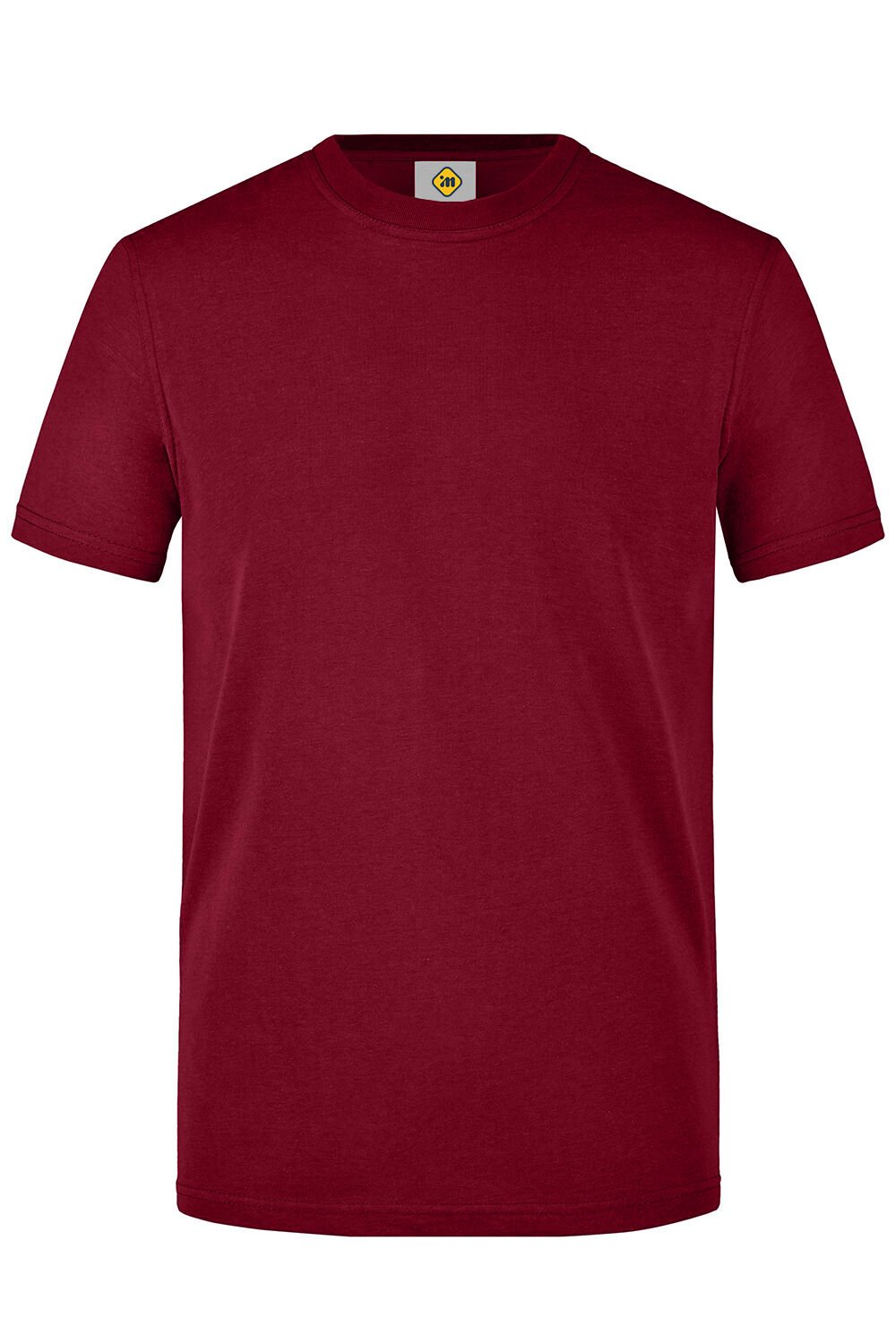 Bordo Yuvarlak Yaka T shirt