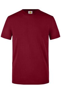 Bordo Yuvarlak Yaka T shirt