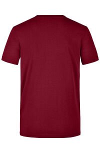 Bordo Yuvarlak Yaka T shirt
