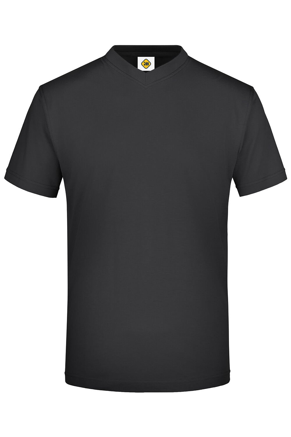 Siyah T shirt V Yaka